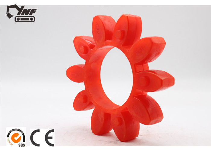 Original Natural Rubber Red Color Jaw Spider Coupling Size 224*113*38