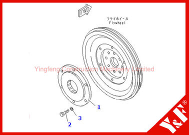 ซื้อ Komatsu Excavator Coupling 203-01-67160 Main Power Take Off online manufacture