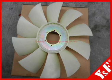 6 หลุม  อะไหล่รถขุด E320D ใบมีดพัดลมระบายความร้อน 740-127-152-6T10