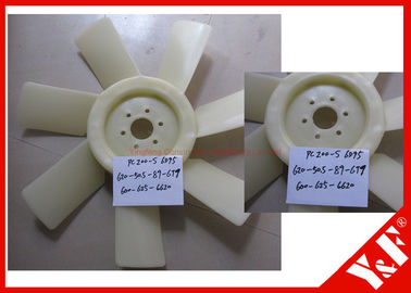 ใบพัดลมเครื่องยนต์ 6D95 รุ่น Blade 600-625-6620 PC200-5 สำหรับชิ้นส่วนอะไหล่ Komatsu Excavator