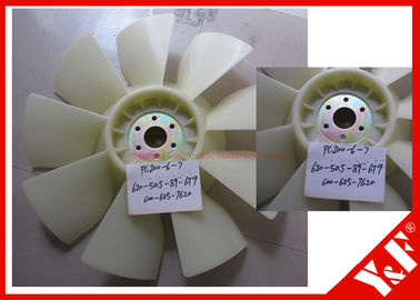 เครื่องจักรกลก่อสร้าง 600-625-7620 ใบพัดลมระบายความร้อนสำหรับ Komatsu Engine Excavator Accessories