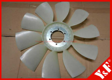 R210-5 Hyundai Excavator ใบพัดลมระบายความร้อนสำหรับเครื่องยนต์ D6BT 620-108-128-6T10 6 ใบมีด 10 ใบ
